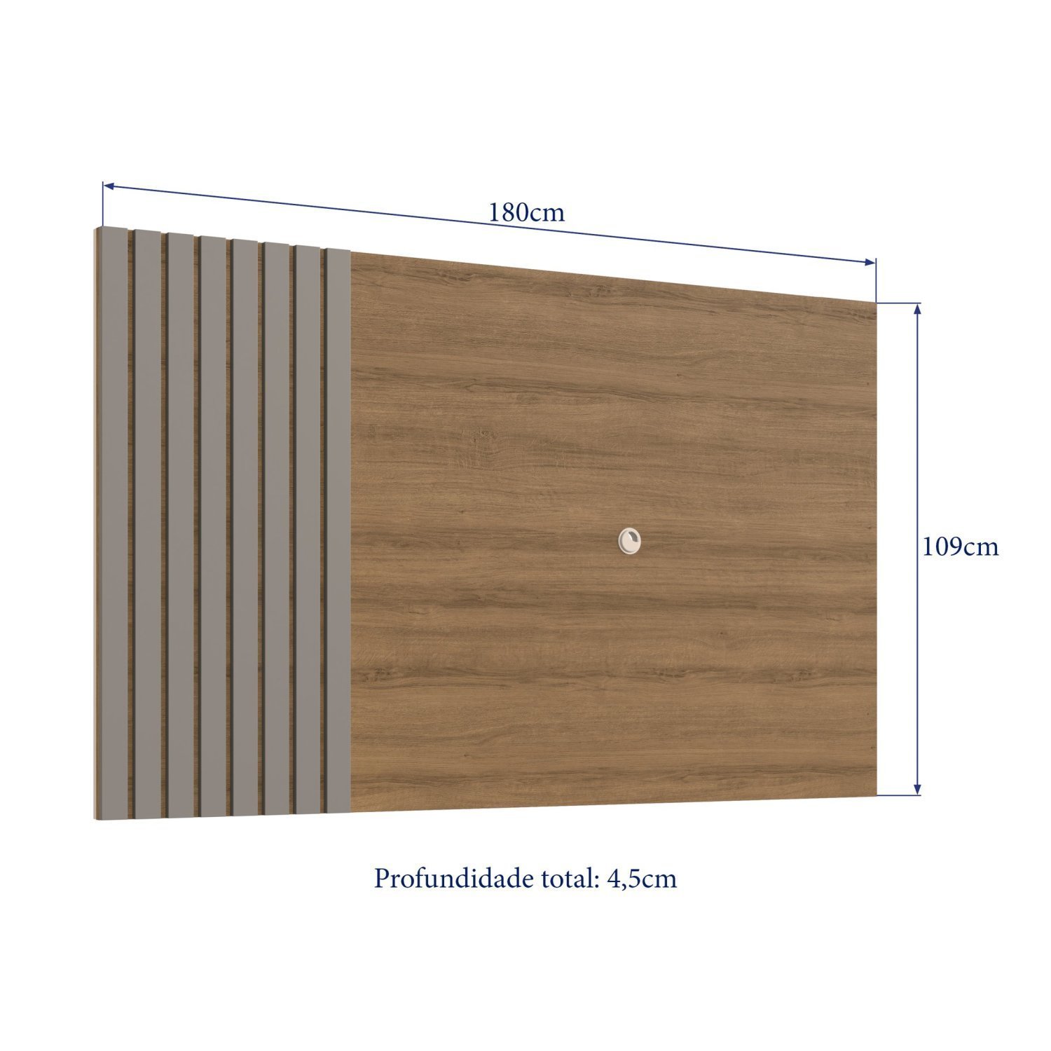 Painel Para Tv até 65 Polegadas Ripado 180cm - 4