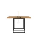 Ver mais imagens de Plataforma Dupla Escrivaninha Tub Corporativa Light 4 Lugares 200cm Industrial Samba e Preto