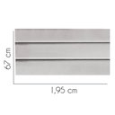 Ver imagem 2 de Painel Cabeceira Estofada Argentina 195cm Cama Box King Corino Cinza Claro- Mabe Magazine