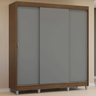 Guarda-Roupa Casal com Pés 3 Portas de Correr Reno Madesa - 1