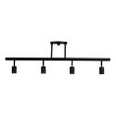 Ver imagem 1 de Luminária Articulada Trilho Spot E27 Sala de Estar Preto