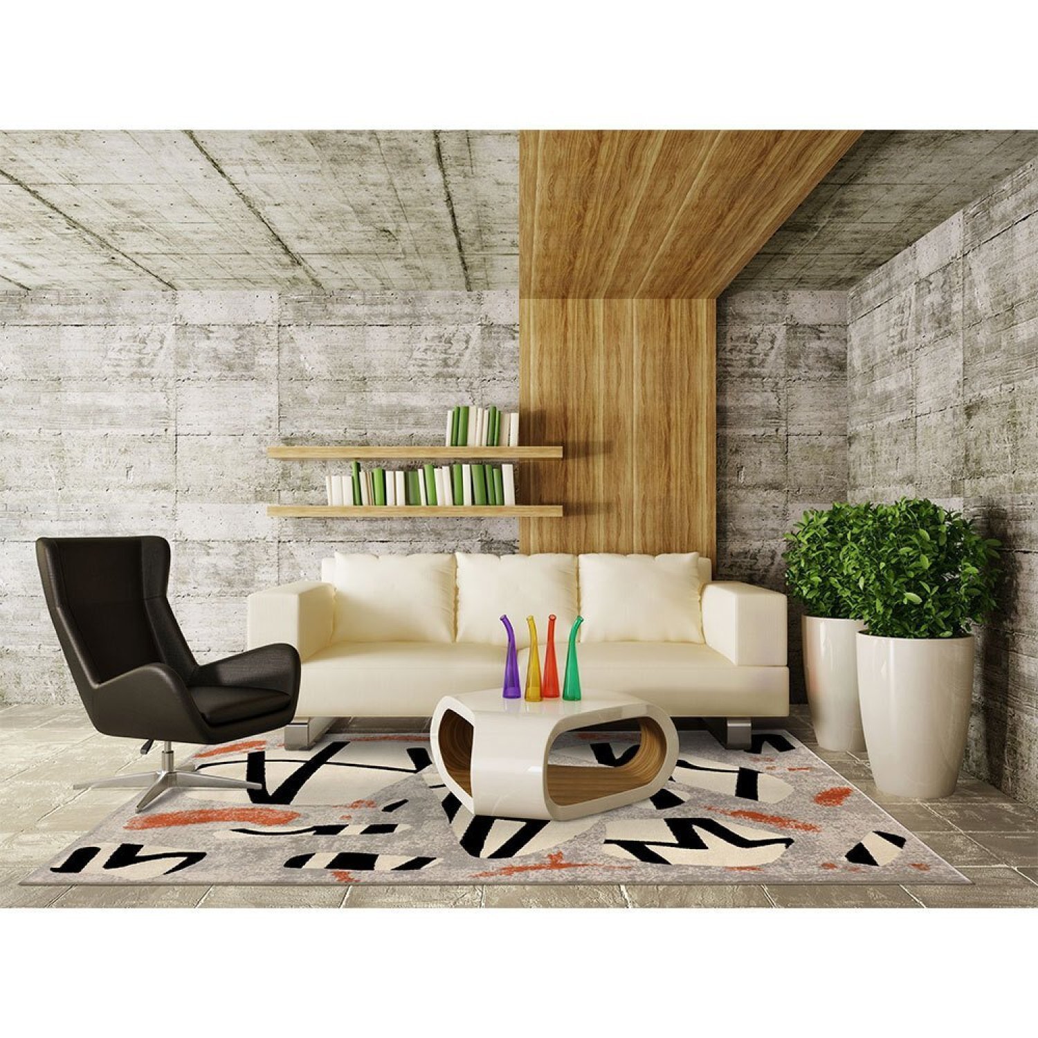 Tapete Retangular 200x250cm Ancestralidade Tapetes São Carlos - 7