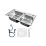 Cuba Dupla Cozinha Gourmet Aço Inox Luxo com Acessórios - Brinovar - 1