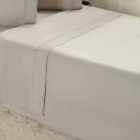Ver imagem 3 de Jogo de Cama Casal Serenitá 4 Pçs Bordado Festonê 138x188x30cm Roccia