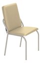 Ver imagem 2 de Kit 6 Cadeiras Malibu Corino Creme Tubo Champanhe