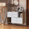 Cômoda com 4 gavetas e 2 nichos 110CM - 1