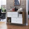 Cômoda com 4 gavetas e 2 nichos 110CM - 6