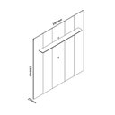 Ver imagem 3 de Painel para TV até 85 Polegadas com LED 240cm Splendore Yescasa