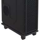 Ver imagem 3 de Kit 02 Suportes Para Cpu Com Rodízios Cyber L03 Preto - Lyam Decor