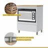 Cozinha Ripada 4 Peças com Balcão e Aéreo Forno 100% Mdf Rainha - 11