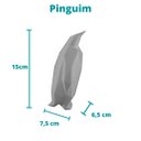 Ver imagem 4 de Pinguim Decorativo - 15 Cm De Altura - Toque 3D:Vermelho