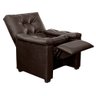 Poltrona do Papai Reclinável Imperador para Sala de TV Cinema Facto Marrom - SOFA STORE - 5