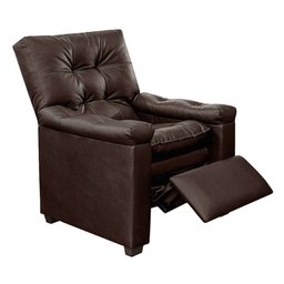 Poltrona do Papai Reclinável Imperador para Sala de TV Cinema Facto Marrom - SOFA STORE - 4