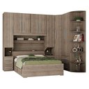 Ver imagem 1 de Dormitório de Casal sem Cama 1219s Castanho