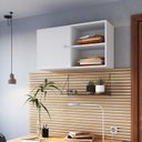 Ver imagem 1 de Armario para Escritório Aéreo 1 Porta e 1 Prateleira 90cm