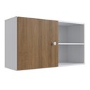 Ver imagem 3 de Armario para Escritório Aéreo 1 Porta e 1 Prateleira 90cm