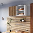 Ver imagem 1 de Armario para Escritório Aéreo 1 Porta e 1 Prateleira 90cm