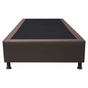 Ver imagem 6 de Base Box para Cama Solteiro 88x188cm Liz S05 Sintético Marrom - Mpozenato
