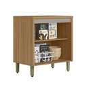 Ver imagem 2 de Balcão de Cozinha 80 Cm Renard 2 Portas 100% Mdf Jequitibá/gris Fosco - Pnr Móveis