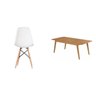 Conjunto Mesa MDF com 6 Cadeiras Eames PP - 4