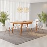 Conjunto Mesa MDF com 6 Cadeiras Eames PP - 1