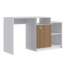 Escrivaninha Mesa Escritório Bancada Multiuso 1 Porta e 3 Nichos 135cm - 2