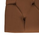 Ver mais imagens de Cabeceira Estofada Recamier Baú para Cama Box 160cm Queen:Terra Cota
