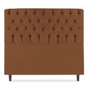 Ver imagem 4 de Cabeceira Estofada Recamier Baú para Cama Box 160cm Queen:Terra Cota