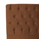 Ver imagem 7 de Cabeceira Estofada Recamier Baú para Cama Box 160cm Queen:Terra Cota