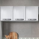 Ver imagem 1 de Armário de Cozinha em Aço 3 Portas 105cm Rose Itatiaia