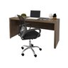 Kit 2 Peças com Escrivaninha 163cm com Cadeira de Escritório Diretor Tela Mesh - 2