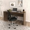 Kit 2 Peças com Escrivaninha 163cm com Cadeira de Escritório Diretor Tela Mesh - 1
