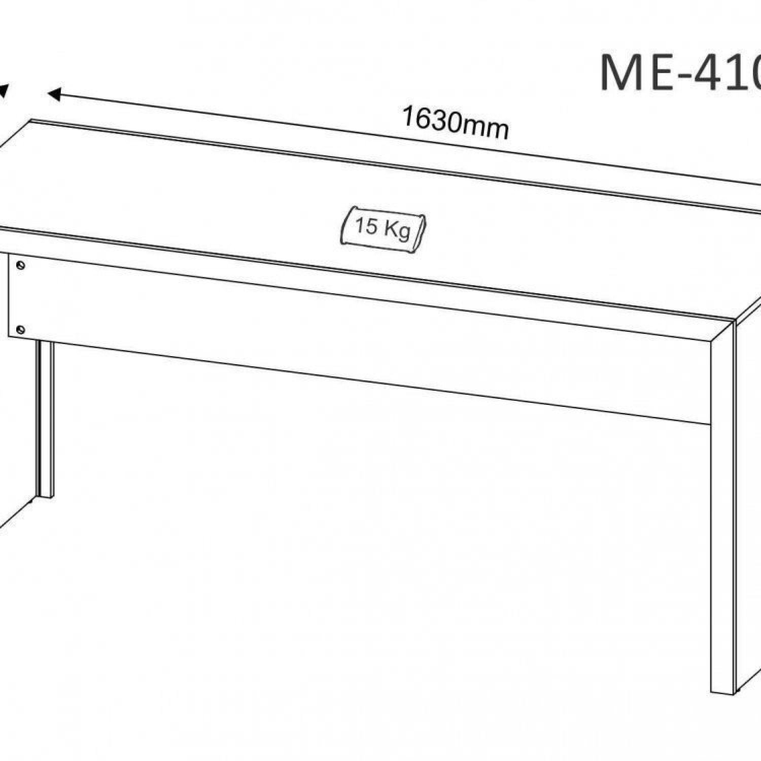 Kit 2 Peças com Escrivaninha 163cm com Cadeira de Escritório Diretor Tela Mesh - 11