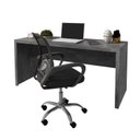 Ver imagem 2 de Kit 2 Peças com Escrivaninha 163cm com Cadeira de Escritório Diretor Tela Mesh