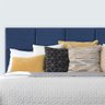 Cabeceira Modulada Estofada Adesiva 1 Módulo 30x40cm Azul - 1