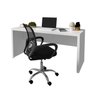 Kit 2 Peças com Escrivaninha 163cm com Cadeira de Escritório Diretor Tela Mesh - 2