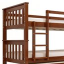 Ver imagem 4 de Cama Treliche Solteiro 188x88cm 3 Gavetas com Escada Fixa Altis Avelã B11 - Mpozenato