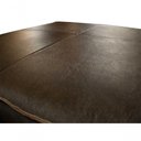 Ver imagem 2 de Puff de Couro Munique Preto Iguana - Mempra Design