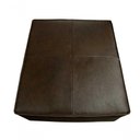 Ver imagem 5 de Puff de Couro Munique Preto Iguana - Mempra Design