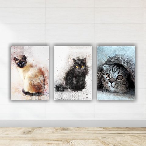 Kit Quadros Decorativos PET 3 peças