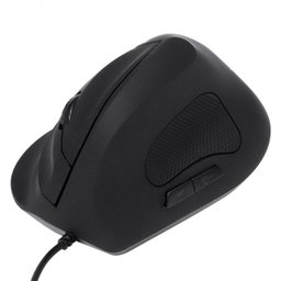MOUSE VERTICAL ERGONOMICO ORTOPEDICO FIT 2000 DPI PRETO CABO USB 1.8M - MF100 - 6