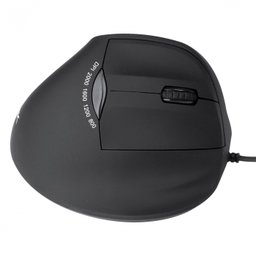 MOUSE VERTICAL ERGONOMICO ORTOPEDICO FIT 2000 DPI PRETO CABO USB 1.8M - MF100 - 3