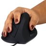 MOUSE VERTICAL ERGONOMICO ORTOPEDICO FIT 2000 DPI PRETO CABO USB 1.8M - MF100 - 12