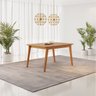 Conjunto Mesa Retangular MDF com 6 Cadeiras Eames PP - 8