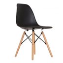 Ver imagem 5 de Conjunto Mesa Retangular MDF com 6 Cadeiras Eames PP Yescasa Preto/Cinamomo