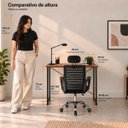 Ver imagem 6 de Conjunto de Escritório Mesa Dora e Cadeira Diretor Roma Preto