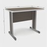 Mesa para Escritório 120cm Secretária com Armário Alto 2 Portas Semi Aberto Versátil - 5