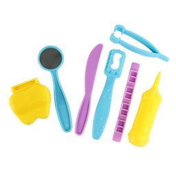 Kit Massinha Brinquedo Dentista com 14 Peças - 3