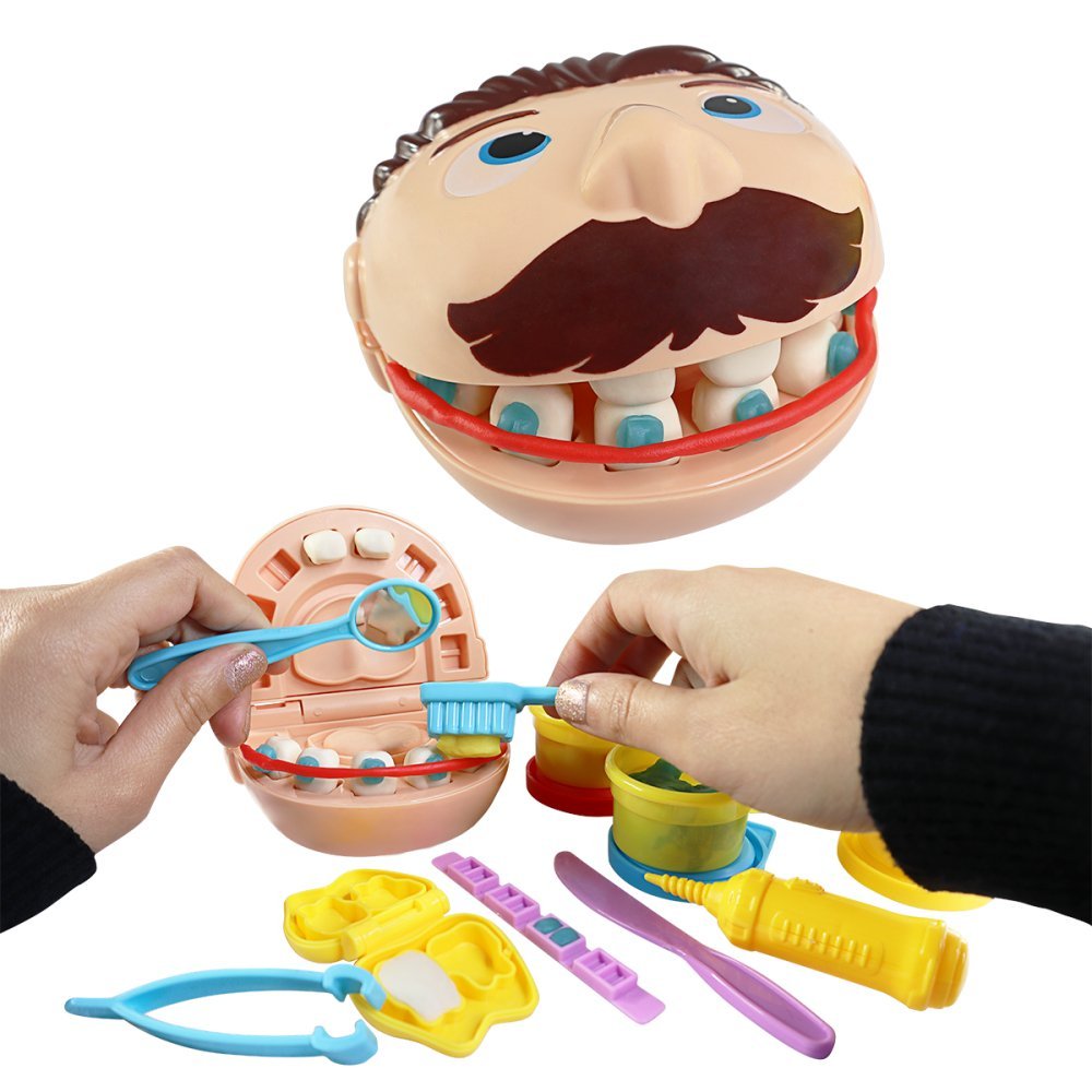 Kit Massinha Brinquedo Dentista com 14 Peças - 7