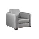 Ver imagem 4 de Poltrona Decorativa para Sala de Estar 90 Cm Basic Cinza Claro
